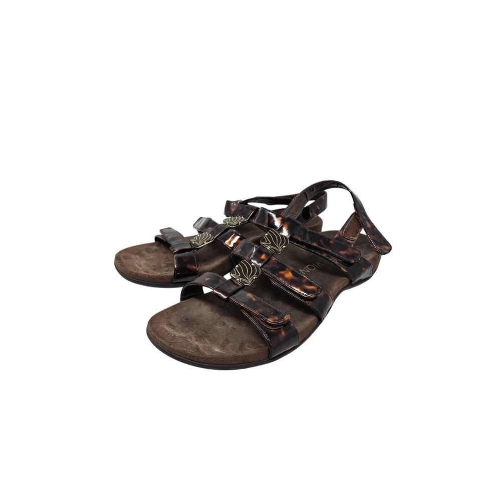Vionic 10 Amber Flat Gladiator Comfort Sandal Tor… - image 5
